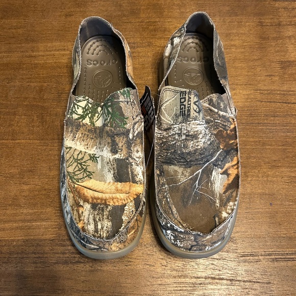 Crocs Santa Cruz Realtree Edge Camouflage Slip-On Shoes Men’s Size 14 NWT - Picture 2 of 7